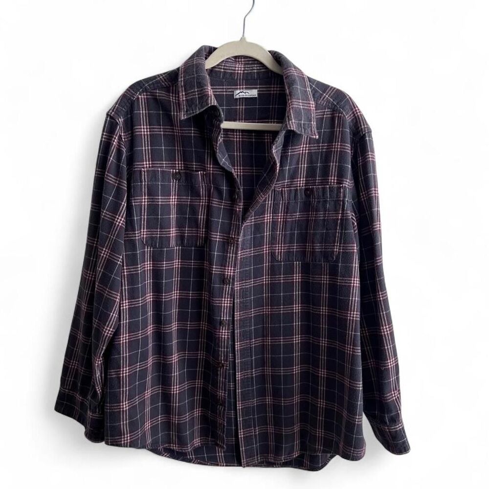 Vintage Plaid Flannel Shirt Men's XL